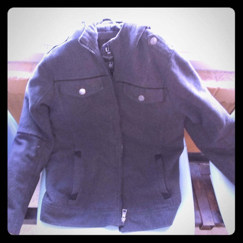 Boys Grey 14/16 Urban Republic Peacoat